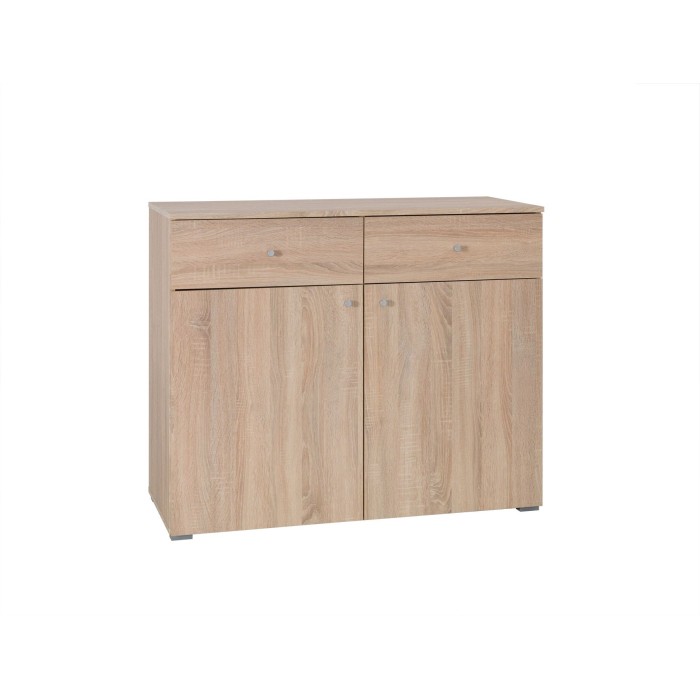 Chambre à coucher complète MAXIM. Lit adulte 160x200 cm + tiroir + sommier + chevets + commode + armoire\garde robe