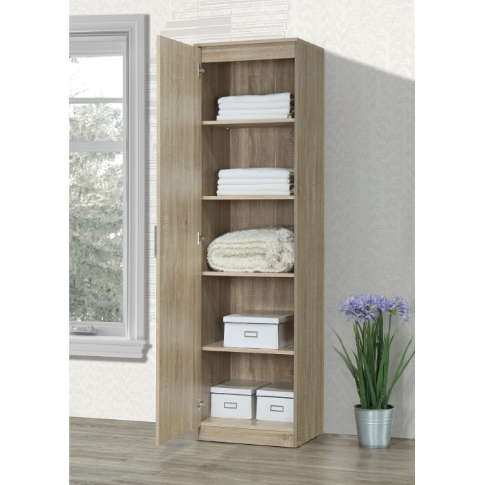 Armoire de rangement BURSA, idéal pour votre entrée, votre buanderie ou encore votre salle de bain.