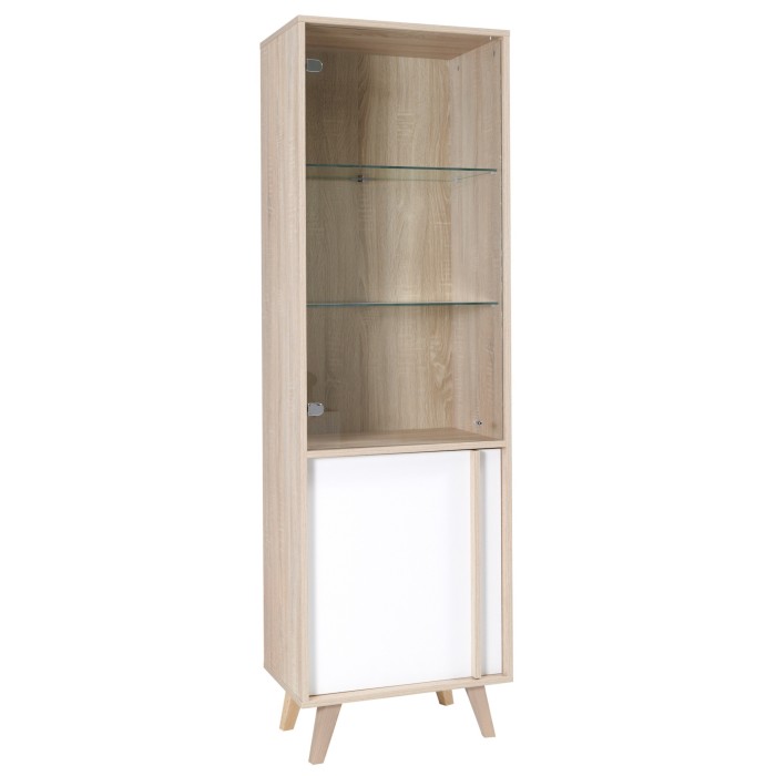 Ensemble design pour votre salon MALMO. Bibliothèque petit modèle + Meuble tv + Etagère. Meuble type scandinave