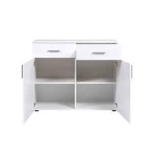 Chambre à coucher complète COMO. Lit 160X200 avec sommier, garde robe, chevets, commode.