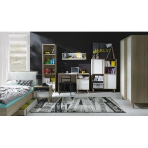 Armoire 2 portes de la collection MALMO. Meuble design type SCANDINAVE.