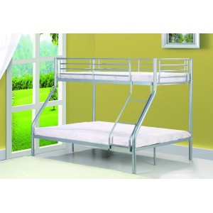 Lit superposé 3 places en métal collection NICOLAS. Idéal petit espace.