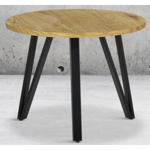 Table basse SANTIAGO en bois et pieds en métal. Idéal pour votre salon.