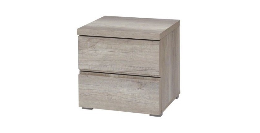 Lot de deux tables de chevet design pour votre chambre à coucher, collection ROMI.