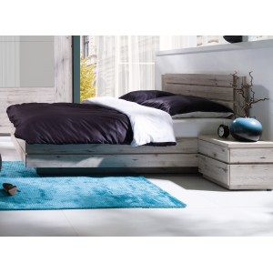 Ensemble RICCARDO pour chambre à coucher. Lit coffre 180 et sommier