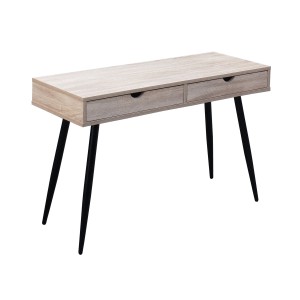 Bureau CALIFORNIA scandinave 2 tiroirs coloris bois