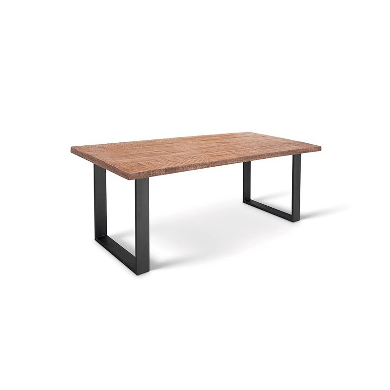 Table à manger design bois massif NIKO - Table rectangulaire