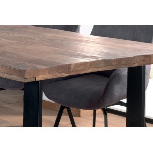 Table à manger design bois massif NIKO - Table rectangulaire
