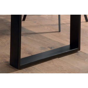 Table à manger design bois massif NIKO - Table rectangulaire