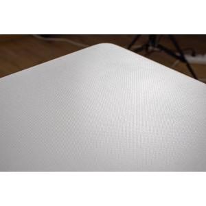 Table 160 x 90 Collection RENNES pieds métal et plateau blanc. Table design.