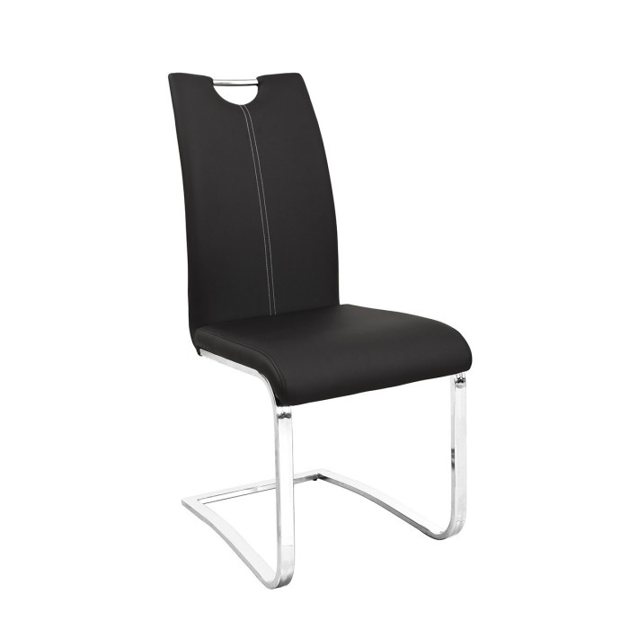 Chaises x2 design SOFI coloris noir pour votre salle à manger - Lot de 2
