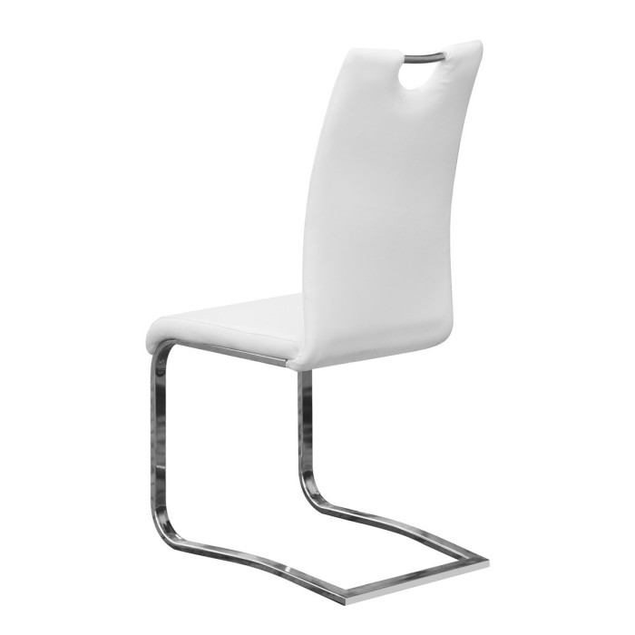 Chaises x2 design SOFI coloris blanc pour votre salle à manger - Lot de 2