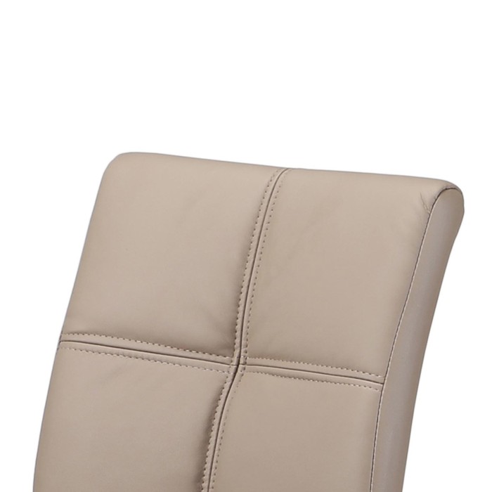 Chaises (x2) design EVY coloris Cappuccino pour votre salle à manger. (lot de 2)