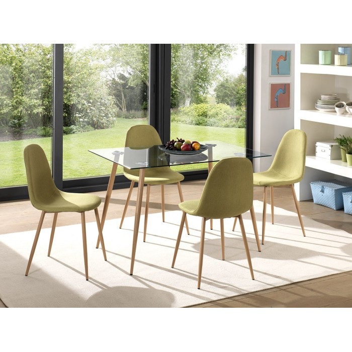 Chaises design X4 BOYLD coloris vert Pomme pour votre salle à manger.