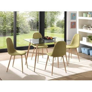 Chaises design X4 BOYLD coloris vert Pomme pour votre salle à manger.