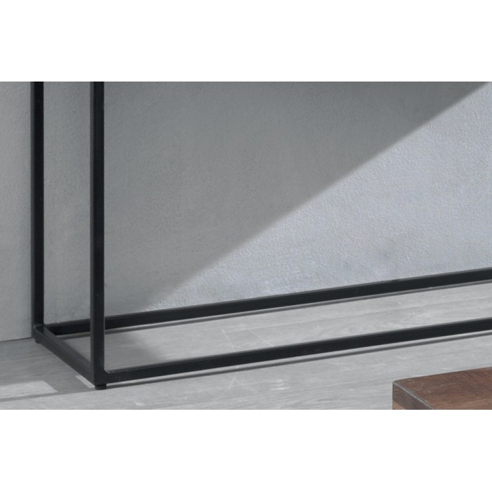 Console salon GOA en bois massif. Meuble style industriel