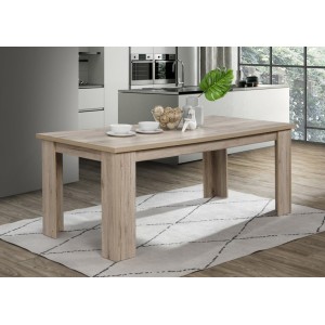 Table 190 x 90 Collection VERMONT. Coloris bois - Style rustique.