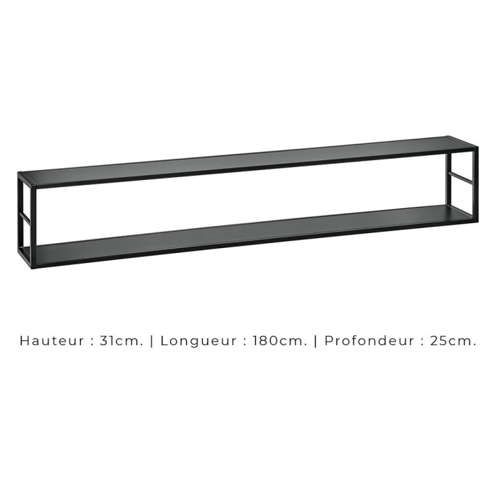 Ensemble meubles de salon style industriel SWITCH M1. Coloris gris.