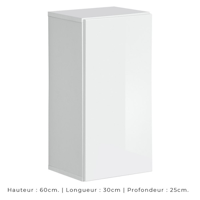 Ensemble meubles de salon style industriel SWITCH M2. Coloris blanc.