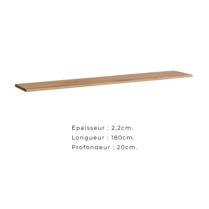 Ensemble meubles de salon style industriel SWITCH M2. Coloris chêne.