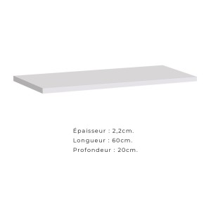 Ensemble meubles de salon style industriel SWITCH M5. Coloris blanc.