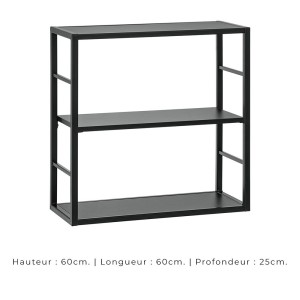 Ensemble meubles de salon style industriel SWITCH M5. Coloris gris.