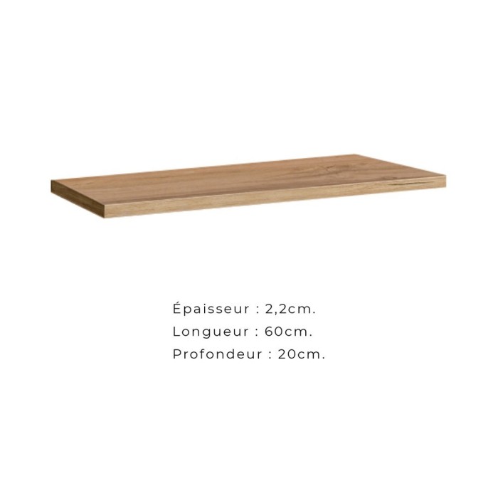 Ensemble meubles de salon style industriel SWITCH M5. Coloris chêne.