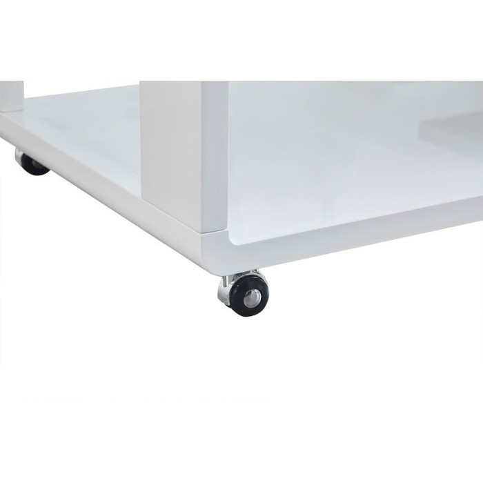 Table basse collection HOOK. Meuble type CONTEMPORAIN coloris blanc.