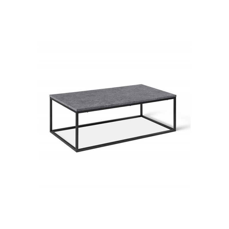 Table basse collection OREGON. Meuble type industriel effet béton.