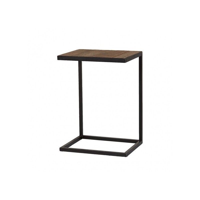 Table d'appoint collection MODENE en bois massif - Meuble style industriel