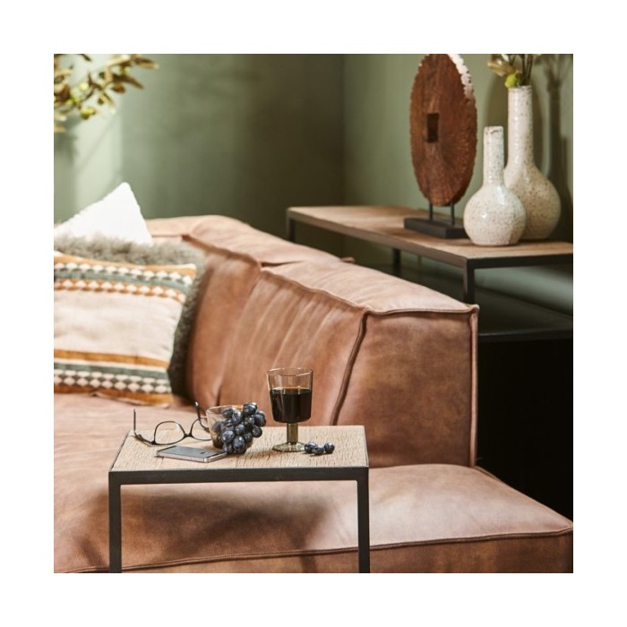 Table d'appoint collection MODENE en bois massif - Meuble style industriel