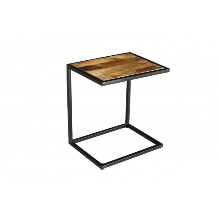 Table d'appoint collection MODENE en bois massif - Meuble style industriel
