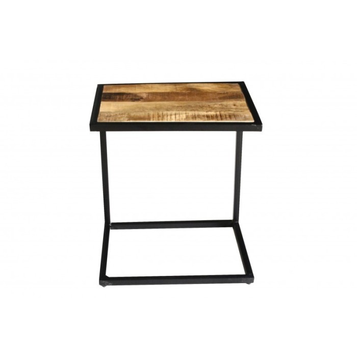 Table d'appoint collection MODENE en bois massif - Meuble style industriel