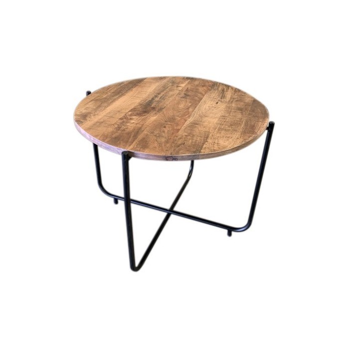 Table d'appoint design en bois massif collection DANUBE