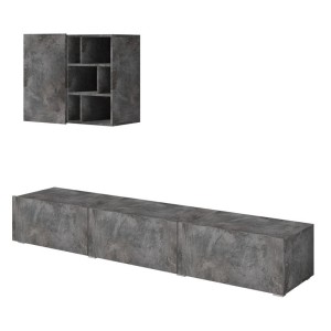 Composition de meubles design pour salon effet ardoise collection NARVA.