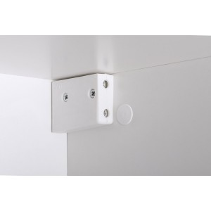 Ensemble meubles de salon SWITCH XXIV design, coloris blanc et noir.