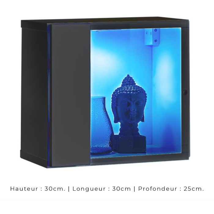 Ensemble meubles de salon SWITCH XXIV design, coloris blanc et gris.