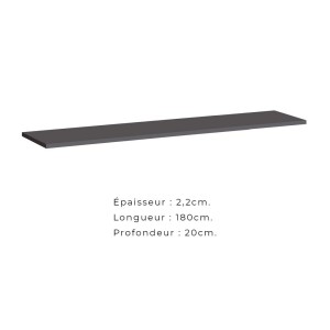 Ensemble meubles de salon SWITCH XXV design, coloris noir et gris.