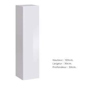 Ensemble meubles de salon SWITCH XXVI design, coloris blanc brillant.