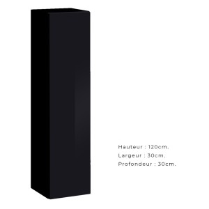 Ensemble meubles de salon SWITCH XXVI design, coloris noir et gris.