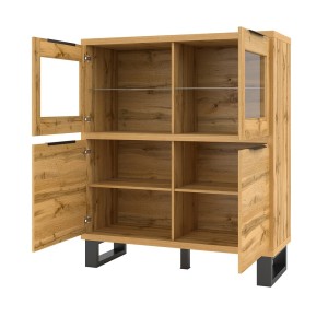 Bahut design collection MILO. Coloris chêne. Meuble idéal pour votre salle à manger