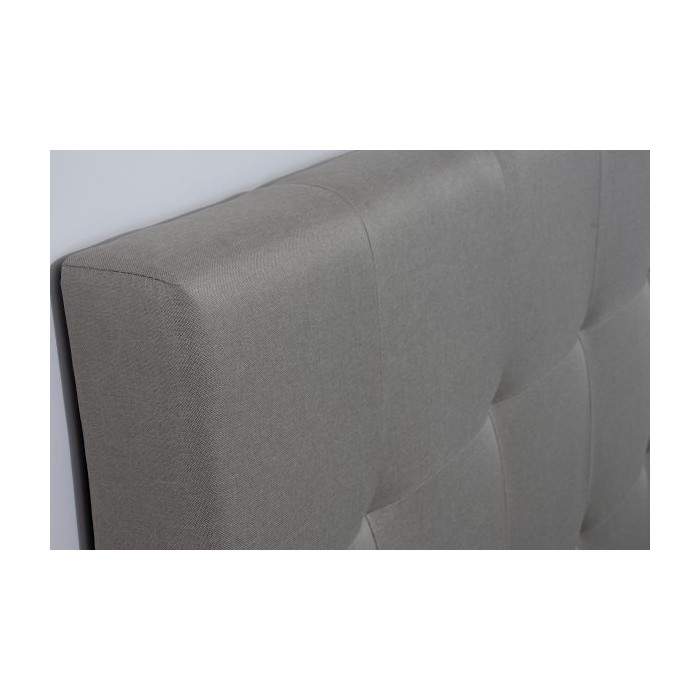 Lit coffre une place collection DESERT - Couleur beige - 90x200cm - Sommier inclus