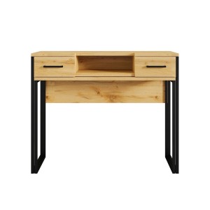 Ensemble Bibliothèque et Console extensible en Bureau avec nombreux rangements collection JASPER.