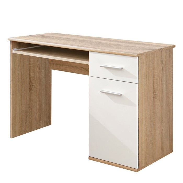 Bureau enfant, Ado avec étagère coulissante, 1 porte et un tiroir collection DENVER