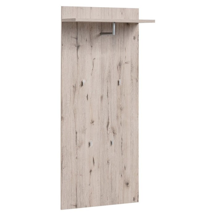 Meuble d'entrée - ONYX 2 - Coloris chêne et blanc