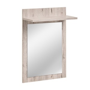 Meuble d'entrée - ONYX 3 - Coloris chêne et blanc