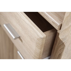 Meuble d'entrée - ARIA 2 - Coloris chêne