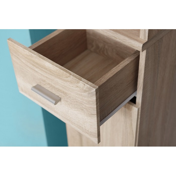 Meuble d'entrée - ARIA 4 - Coloris chêne