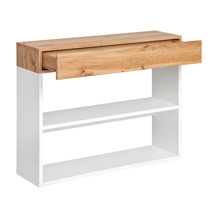 Meuble d'entrée - TORTH 4 - Coloris chêne et blanc