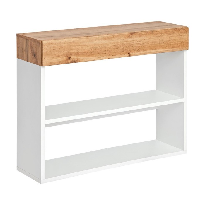 Meuble d'entrée - TORTH 4 - Coloris chêne et blanc